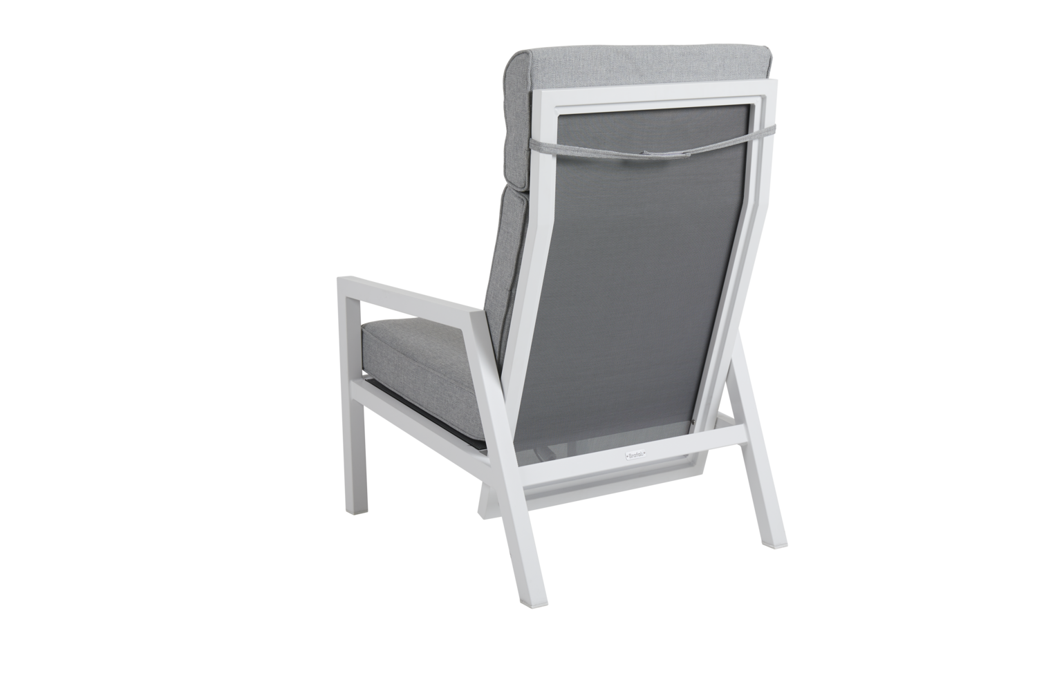 Belfort position armchair White/Pearl grey