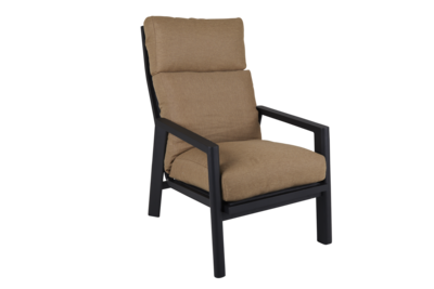 Slide position armchair Black/Cinnamon Gold