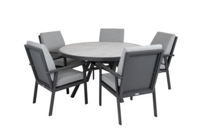 Samvaro dining table Anthracite/grey